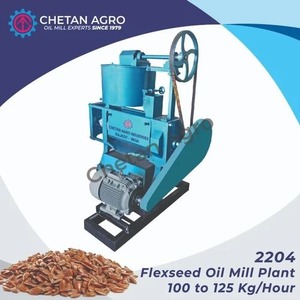 Planta de molino de aceite Flexseed 100125 kghr Expulsor comercial semiautomático Hecho EN LA India Máquina de extracción de aceite de alta eficiencia - Product Image 2