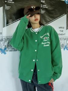 2026 Women's Varsity Letterman <b>Jacket</b> Custom Logo Wool Body, <b>Sheep</b> <b>Skin</b> Sleeves Breathable College <b>Jacket</b> - Product Image 4