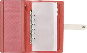 Estuche expositor informal con cierre de botón de PVC Muchu, color rojo, 33*27*12 cm - Product Image 3