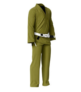 100% algodón Jiujitsu uniforme DOBLE TEJIDO Bjj Judo Gi Kimono algodón Judo traje Judo uniforme - Product Image 2