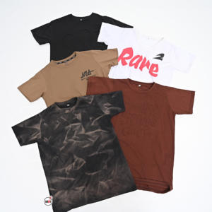 Personalizado en blanco con patrón de mezcla elegante camiseta transpirable logotipos personalizados 100% algodón jersey streetwear High Street - Product Image 3