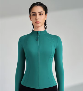 Veste de sport Lulu 2026 pour femme, haut de yoga, course à pied, fitness, haut décontracté, coupe-vent, manches longues - Product Image 4