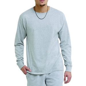 Camisa de hombre con estampado de logotipo personalizado transpirable de talla grande/camisa de manga larga para hombre de último estilo respetuoso con el medio ambiente de buena calidad - Product Image 1