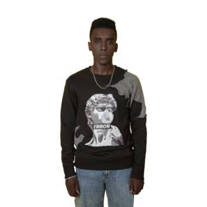 เสื้อสเวตเชิ้ตคอกลมพิมพ์ลายฤดูหนาวขายส่ง สีพื้น คุณภาพ 100% แขนยาวแบบสั่งทำพร้อมปักลายสำหรับผู้ชาย - Product Image 2