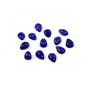 Material de Gemas Naturales: Zafiro Azul de Bangkok Calibrado en Forma de Pera de 5x7mm y 6x8mm, Piedra Lunar Arcoíris, Tanzanita, Peridoto y Ópalo - Product Image 4