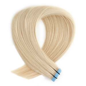 เทปต่อผมแท้แบบเรมี่จากรัสเซีย สีบลอนด์วานิลลา แบบตรง มองไม่เห็นรอยต่อ # 60B - Product Image 1
