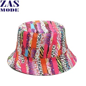 New Ethnic Style Pattern Double-Sided Sun Men & Women Trendy Outdoor Sun-Proof Bucket Hat Made in Bangladesh - Product Image 1