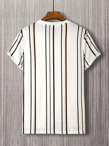 Nueva Camiseta deportiva de verano a la moda para hombre, informal, ajustada, algodón, bambú, ropa a granel, ropa mixta, ropa usada - Product Image 4