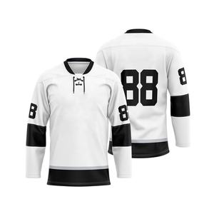 Uniforme de hockey sobre hielo de equipo personalizado de alta calidad uniforme de hockey sobre hielo de sublimación personalizado para hombres uniforme de hockey sobre hielo de poliéster para adultos - Product Image 3