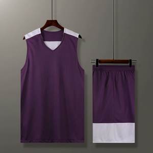 ชุดบาสเก็ตบอลดีไซน์ทันสมัย ไซส์พลัส คุณภาพพรีเมียม สำหรับทีม ผลิตจากโพลีเอสเตอร์ 100% แบบไม่มีแขน  รับสกรีนโลโก้ ปี 2025 - Product Image 6