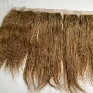 Cheveux humains brésiliens de qualité supérieure pour femmes noires densité 150%, HD Transparent Swiss Lace Frontal Closure,Hd Lace Frontal Clo - Product Image 5