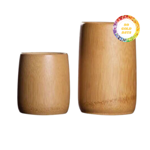 Taza para beber de bambú reutilizable | Taza de bambú natural sin mango | Taza ecológica sostenible para bebidas frías y calientes - Product Image 3