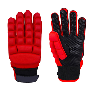 Gants de hockey sur gazon unisexes pour adultes avec paume rembourrée en mousse pour une utilisation en intérieur/extérieur et pour les matchs - Product Image 6