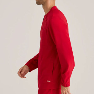 Chaqueta médica transpirable de color sólido Diseño personalizado Streetwear Chaqueta médica - Product Image 2