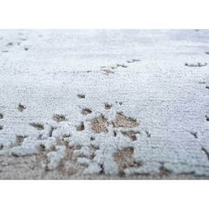 Alfombra Rectangular Kavi Gris y Negra, Tejida a Mano con Lana y Seda de Bambú, Diseño Teoría del Caos, Estilo Boho, para Hogar y Pasillo - Esk-328 - Product Image 3