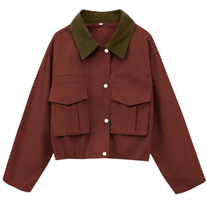 Vêtements d'extérieur à la mode, personnalisés, confortables et élégants, veste pour femmes, respirante, de bonne qualité, avec logo personnalisé - Product Image 5