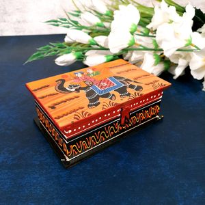Caja de Joyería Decorativa de Madera Impresa Personalizada de Alta Calidad, Diseño Vintage, Artesanía Premium para el Hogar, Venta al Por Mayor - Product Image 1