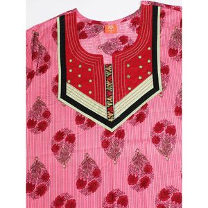 Evolove Camisón Largo Estampado de Algodón para Mujer - Transpirable, Suave y Cómodo, Talla 3XL, para el Hogar - Product Image 4