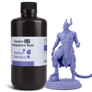 Résine photopolymère colorée ELEGOO V2.0 Standard 1KG/2KG pour imprimante 3D avec longueur d'onde UV de 405 nm - Product Image 4