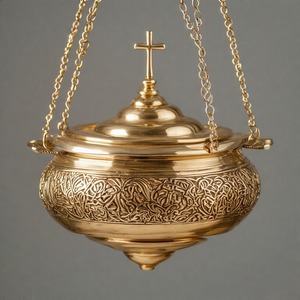 HolyFragrance, soporte para incienso de Iglesia, incensario colgante, quemador de incienso de Iglesia Vintage para ambiente ceremonial y espiritual - Product Image 4