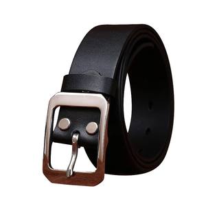 Cinturones Casuales Vintage de Cuero Vacuno para Hombre, Cinturón de Cuero Genuino Estilo Urbano con Hebilla de Cobre, Transpirable y Duradero, Ancho de 3.5 cm - Product Image 2