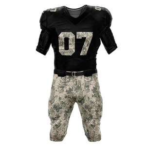 New Youth Custom American Football Uniforms Team Name Size XL Low MOQ Sublimation Technique <b>Cheap</b> Football - Product Image 1