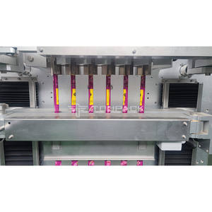 <span class=keywords><strong>TOUPACK</strong></span> Machine à emballer les sachets en pâte liquide à plusieurs voies Ketchup Mayonnaise 3/4 Machine de remplissage à scellage latéral - Product Image 4