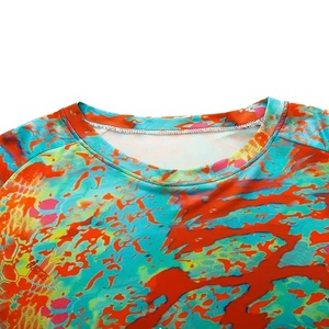 Haut de sport en polyester à manches longues pour la course et la pêche Protection solaire Tissu tricoté pour hommes - Product Image 3