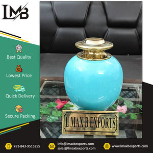 Cenizas humanas conmemorativas Suministros funerarios Urnas de aluminio de cremación para adultos multicolor a precio de mercado mayorista de India - Product Image 4