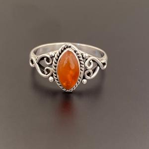 Mejor diseño clásico cornalina piedra preciosa sólida 925 plata esterlina anillo hecho a mano joyería 925 sello anillo de plata esterlina joyería - Product Image 4