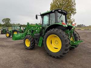 2024 Johnn Deere 6130M Tractor agrícola diésel 4x4 120HP Mini Tractor de ruedas 4WD 2WD para uso en jardín bomba de motor núcleo de caja de cambios - Product Image 2