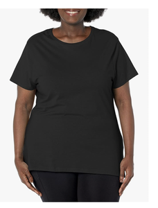 T-shirts en coton pour femmes grande taille à manches courtes et col rond, vente en gros d'usine au Bangladesh, logo personnalisé, nouvelle arrivée, service OEM - Product Image 4