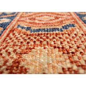 Alfombra de Lana Anudada a Mano Erbe Blue AKWL-1434 9x12 Rectangular con Patrón de Medallón para Decoración de Sala de Estar - Product Image 3