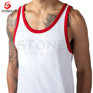 Débardeurs en coton pour hommes Muscle Gym Running Stringer Débardeurs de musculation Fitness Débardeurs pour hommes - Product Image 6