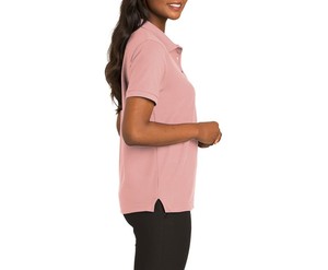 T-shirt polo respirant demi-manches pour femmes T-shirt polo sur mesure de haute qualité avec tarif bon marché - Product Image 6