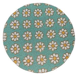 Bordado de cuentas de vidrio, decoración de cocina, mantel de cuentas de semillas tradicional hecho a mano con diseño personalizado de NOVA STAR CRAFT - Product Image 1