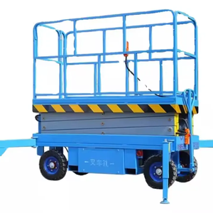 Carro de elevación de tijera Skyjack eléctrico, plataforma de elevación hidráulica Manual aérea, recogedor de cerezas móvil, bomba elevadora para hombre, montacargas elevadores - Product Image 6