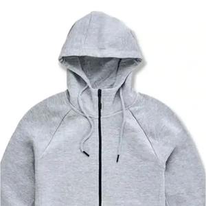 High Quality 2 Pieces Men Hooded Tracksuit Mens Sports Active Gym Wear Set Men <b>Joggers</b> Suits Set 2025 - Product Image 5