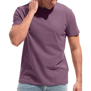 Camisetas de Hombre con Logotipo Frontal Personalizable de Alta Calidad, Ecológicas, 100% Algodón, Cuello Redondo, Manga Corta, Corte Holgado, Color Sólido - Product Image 1