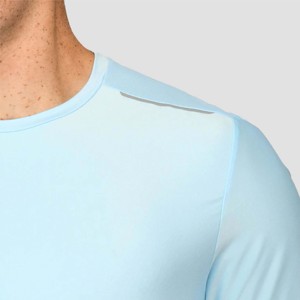 Camiseta Premium de Nylon Spandex para hombre con diseño ajustado y tela de alto rendimiento para sesiones de entrenamiento - Product Image 6
