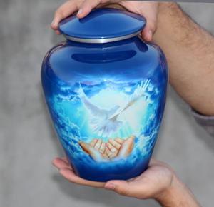 Urne funéraire artisanale pour cendres d'adultes, pour cendres d'animaux, conteneur de sépulture pour restes d'animaux, urne funéraire commémorative - Product Image 2