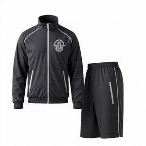 ชุดวอร์มผ้าไนลอนน้ำหนักเบาสำหรับผู้ชายชุดวอร์มชุดวิ่งชุดวอร์มผ้าไนลอนกันลมออกแบบได้ตามต้องการ - Product Image 6