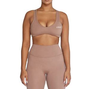 Sujetador Deportivo Reversible 2026 con Logotipo Personalizado, de Alta Sujeción, Nailon y Spandex, Ligero y Transpirable, Tallas Grandes, para Mujer, para Entrenamiento y Gimnasio - Product Image 1