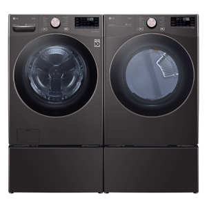 LATEST 27 Inch Wide 4.5 Cu. Ft. Front Load Washer and 7.4 Cu. Ft. Electric Dryer <b>Laundry</b> Pair with <b>Storage</b> Drawers and TurboWash - Product Image 4