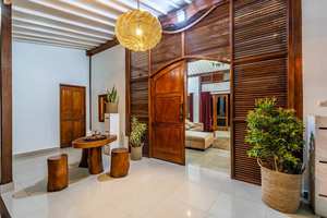 2024 fait à la main bambou osier rotin intérieur suspendu abat-jour élégant salle à manger lustre pendentif lumière hôtel décor à la maison - Product Image 5