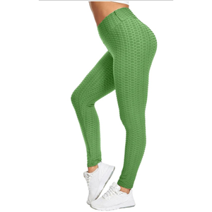 Leggings de Yoga haute performance, logo personnalisé imprimé, doux, contrôle du ventre, couleur unie, pantalon de Yoga pour femmes - Product Image 1