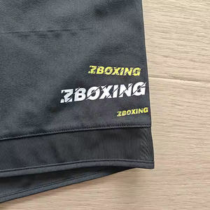 2025 negro personalizado sublimación alta hendidura lucha cintura elástica gimnasio desgaste Bjj MMA pantalones cortos - Product Image 4