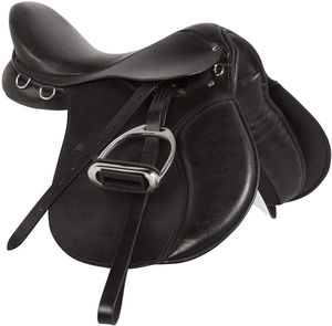 Selles de cheval anglais robustes de haute qualité Selle en cuir de saut et de contact étroit de style occidental pour l'équitation - Product Image 1