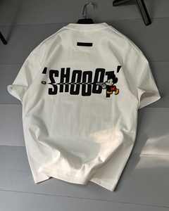 เสื้อยืดคอกลมสำหรับผู้ชายเสื้อยืดผ้าฝ้าย100% โอเวอร์ไซส์ออกแบบได้ตามต้องการสำหรับฤดูร้อน - Product Image 3