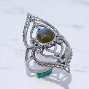 <b>Labradorite</b> <b>Ring</b> Artisan Crafted In Sterling Silver And Silver Jewelry For Women - Product Image 2